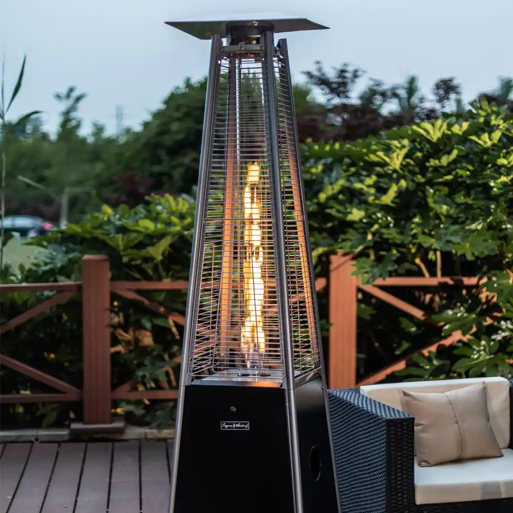 outdoor gas heater with piezo igniter